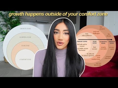 HOW TO GET OUT OF YOUR COMFORT ZONE | building discipline, dangers of comfort & habits to implement thumbnail