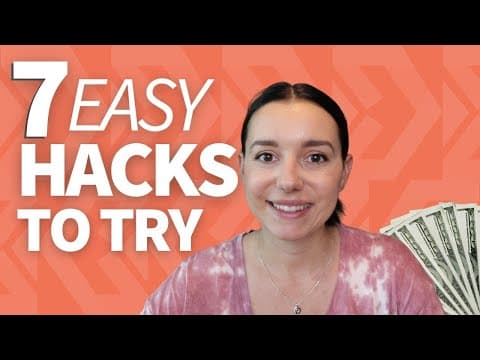 7 EASY Budget Hacks that Make Life Easier! thumbnail