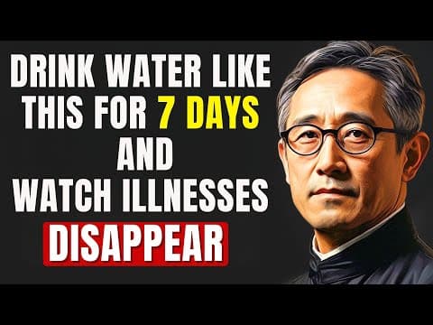 Japanese Doctor: We Drink WATER Like THIS to Treat Severe Health ISSUES | Katsuzo Nishi thumbnail