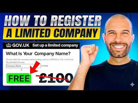 How To Setup a UK Limited Company For FREE | No Companies House Fees! thumbnail