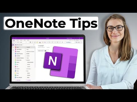 14 MUST-KNOW OneNote Tips & Tricks For Productivity thumbnail