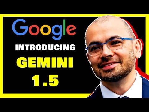 How Capable Is Google Gemini 1.5? 1,000,000-Token Context, MoE, and the GPT-4 Comparison thumbnail