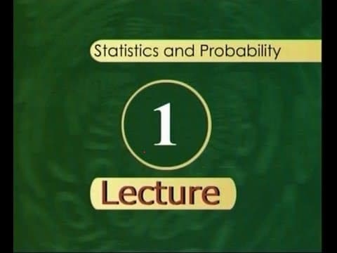 Introduction | Statistics and Probability | STA301_Lecture01 thumbnail