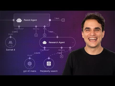 n8n Just Made Multi Agent AI Way Easier: New AI Agent Tool thumbnail