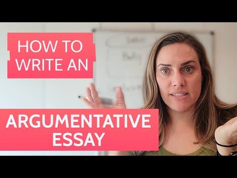 How to Write an Argumentative Essay | Advance Writing thumbnail