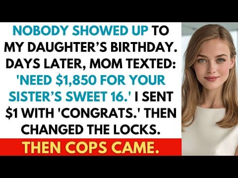 My Family Ghosted My Daughter’s Party Then Asked for $1,850 — and Called Police When I Said “No” thumbnail