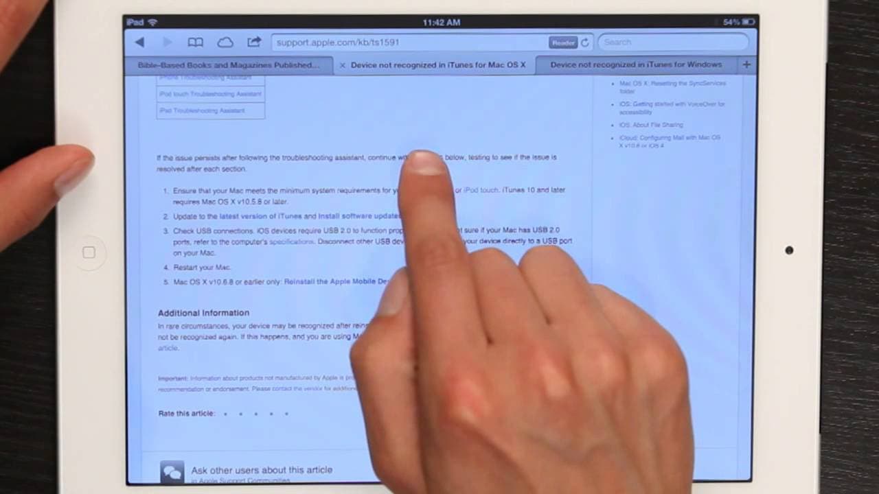 YouTube video player