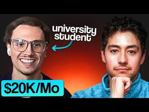 How This College Student Makes $20K/mo With AI thumbnail