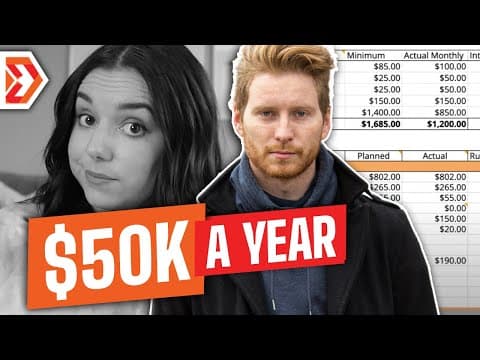 $4.2k/Mo + $25k in Debt - Save for Baby or Pay Off Debt? | Millennial Real Life Budget Review thumbnail