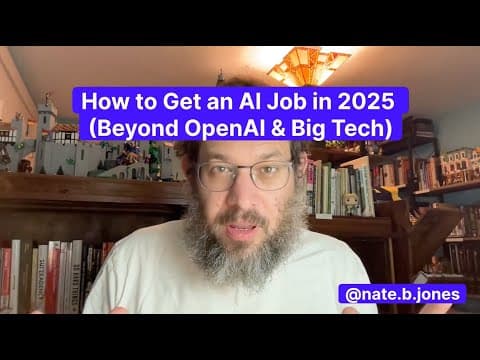 How to land an AI startup job in 2025 targeting Series A startups thumbnail