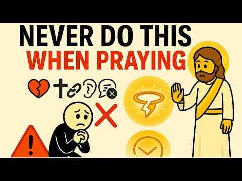 5 Things You Must Never Do When Praying(Holy Spirit Inspired) thumbnail