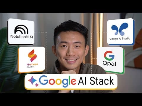I Built a Business in 15 mins with 4 Free Google AI Tools (NotebookLM, Opal, Firebase, AI Studio) thumbnail