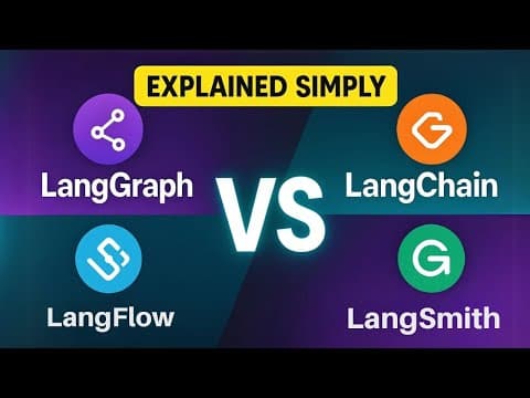 LangGraph vs LangChain vs LangFlow vs LangSmith : Which One To Use & Why? thumbnail
