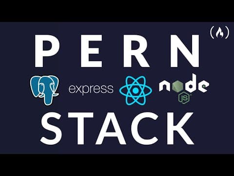 PERN Stack Course - Postgres, Express, React, and Node thumbnail