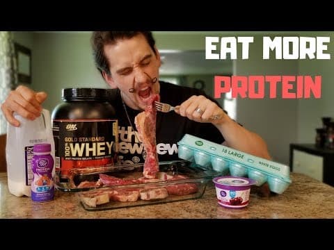 How to Get Enough PROTEIN to build MUSCLE thumbnail