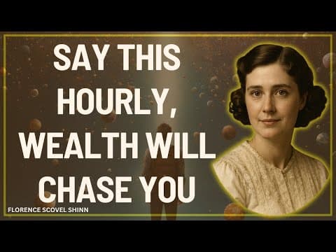 Say This Every Hour When You Feel Hopeless — Miracles Will Come / Florence Scovel Shinn Wisdom  thumbnail
