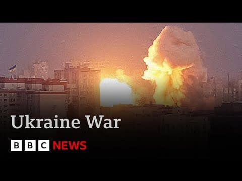 Trump ready to impose new sanctions on Russia after massive air attack on Ukraine | BBC News thumbnail