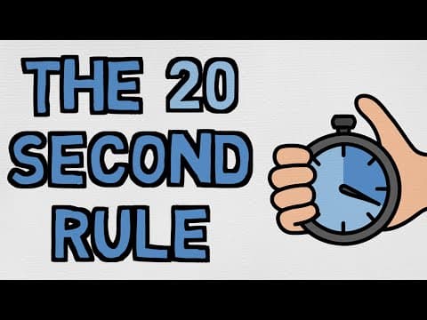 Use Laziness To Your Advantage - The 20 Second Rule thumbnail