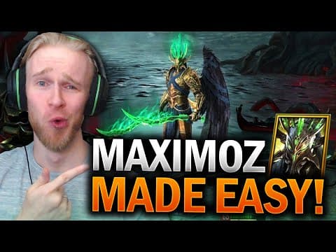 MAXIMOZ MADE EASY! - BEST Grim Forest Champs and Tips - Raid Shadow Legends Guide thumbnail