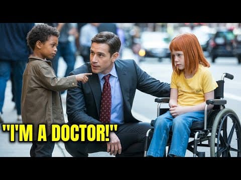 "Sir, I Can Make Your Daughter Walk Again", Said the Beggar Boy - The Millionaire Turned and FROZE! thumbnail