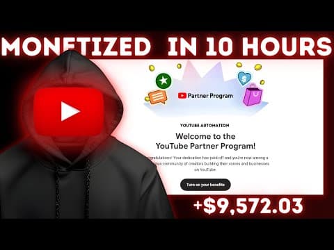 LEAKED 10 HOUR COURSE | HOW TO GET Monetized in 10 HOURS WITH AI thumbnail