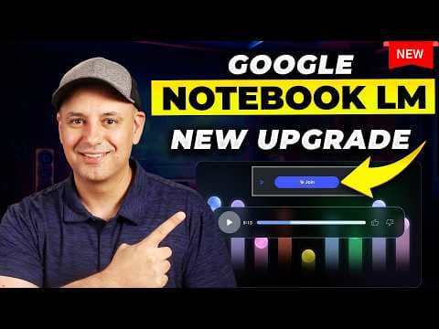 How to interact with NotebookLM interactive podcasts thumbnail