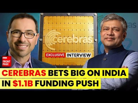 Cerebras Systems $1.1B Funding & Bet on India For AI Expansion thumbnail