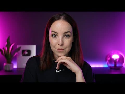 EASY Cinematic lighting setup for YouTube videos! (Just 3 lights!) thumbnail