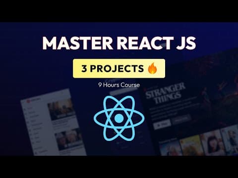 React Projects For Beginners | Master React.js In One Video | React Projects for Resume thumbnail