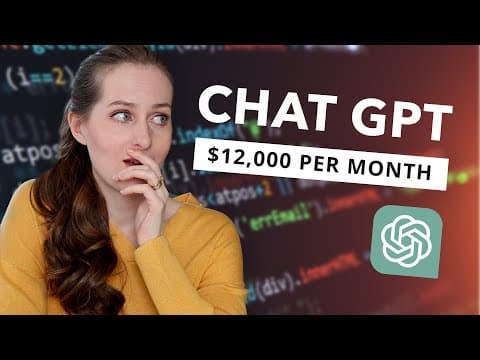 What Are 5 Genius Ways to Make Money with ChatGPT? thumbnail