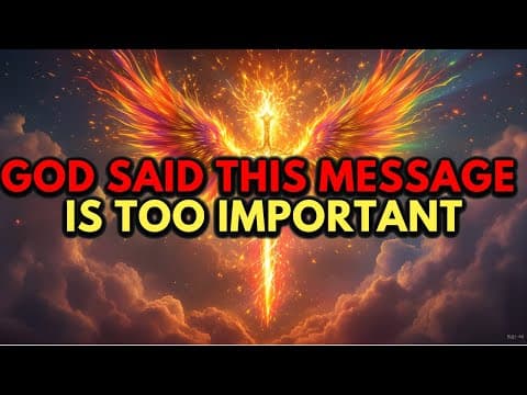 God’s Chosen Ones, Please… Don’t Ignore This One — God Is Begging You ⚠️ thumbnail