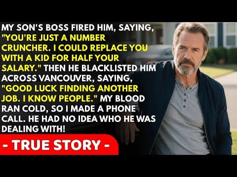 My Son's Boss Destroyed His Career, So I Made A Call And Everything Changed... True Story thumbnail