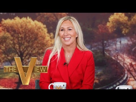 Marjorie Taylor Greene Talks Government Shutdown, Health Care Subsidies On 'The View' | The View thumbnail