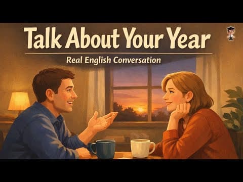 Let's Talk About Your Year | English Speaking Practice | English Podcast for Beginners | Mr. English thumbnail