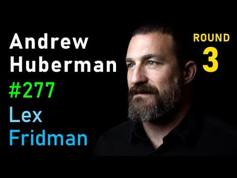 Andrew Huberman: Focus, Stress, Relationships, and Friendship | Lex Fridman Podcast #277 thumbnail