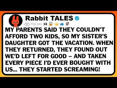 My Parents Said They Couldn’t Afford Two Kids, So My Sister’s Daughter Got The Vacation. When They thumbnail