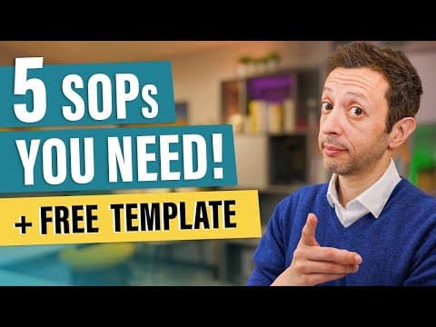 5 Essential SOPs Every Business Needs thumbnail
