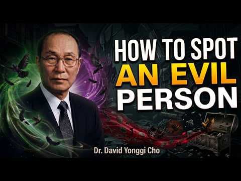 God Is Exposing the Evil Around You — Pay Attention | Yongi Cho thumbnail