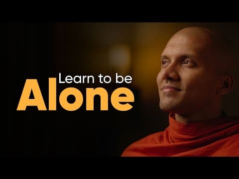 Learn to be Alone | Buddhism In English thumbnail