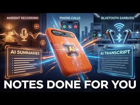 Boya Notra Review: The Best AI Voice Recorder for 2026? thumbnail