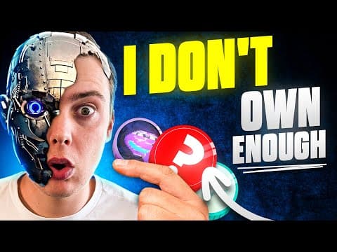 These 3 AI Agent Altcoins Will Outperform EVERYTHING! [I'm Buying FAST] thumbnail