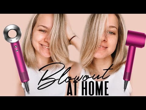 AT HOME BLOW OUT.. how to master it from a hairstylist - Kayley Melissa thumbnail