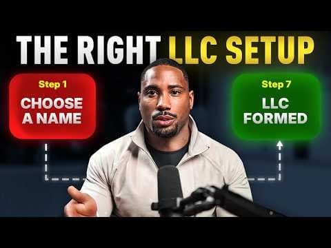 How to Set Up an LLC From Start to Finish in 2026 (Step-by-Step Guide) thumbnail