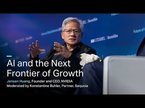 Nvidia's Jensen Huang on AI & the Next Frontier of Growth thumbnail