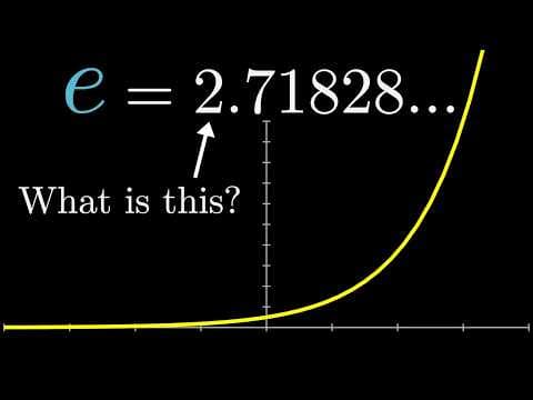 What's so special about Euler's number e? | Chapter 5, Essence of calculus thumbnail