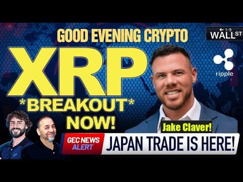 🚨 IT’S STARTING: XRP 100X Setup Activated!? 🚨 Japan’s Carry Trade UNWINDS Now! (Jake Claver Warning) thumbnail
