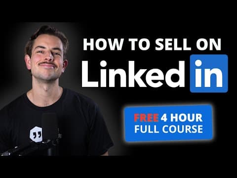 How To Get Your First Client On LinkedIn - FREE 4 HOUR FULL COURSE thumbnail