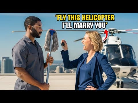 The CEO Mocked the Janitor ‘Fly This Helicopter and I’ll Marry You’ — But His True Identity Left Her thumbnail