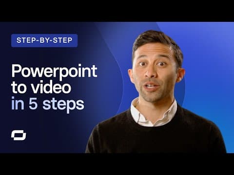 How to Convert PowerPoint to Video (with Audio) thumbnail