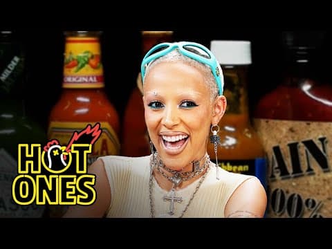 Doja Cat Is Doing Great While Eating Spicy Wings | Hot Ones thumbnail